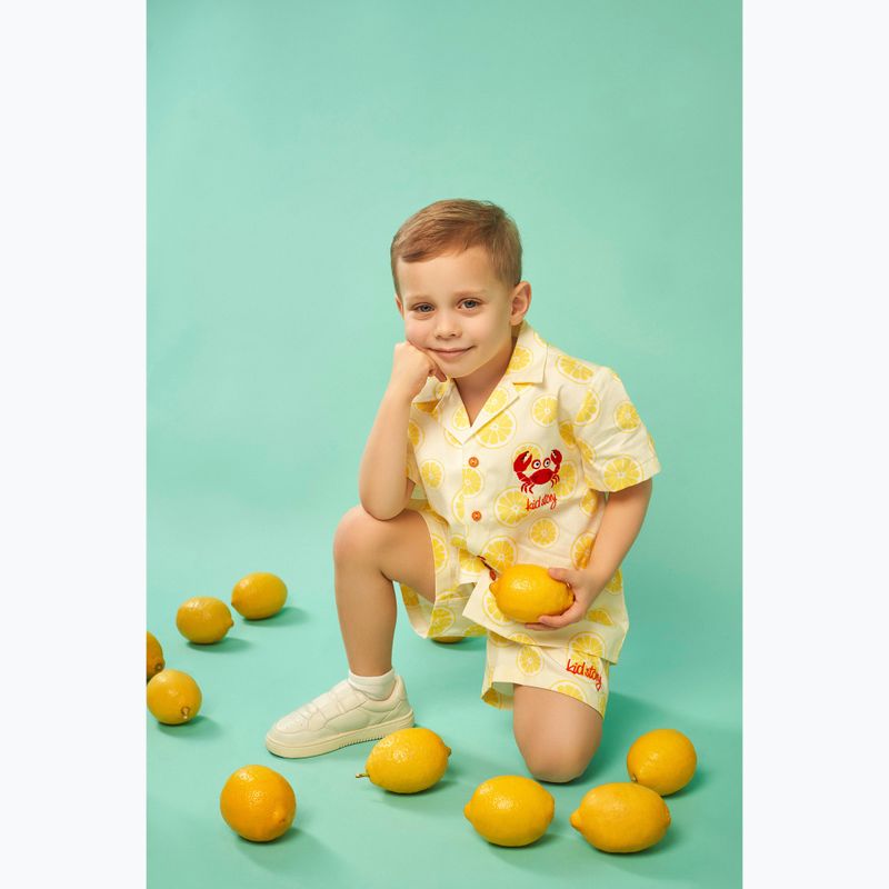 Komplet dziecięcy KID STORY Koszula i Spodenki lime paradise 13