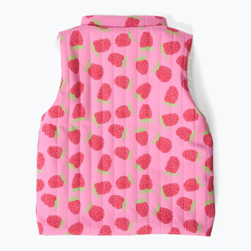Bezrękawnik dziecięcy KID STORY Teddy raspberrie blush 2