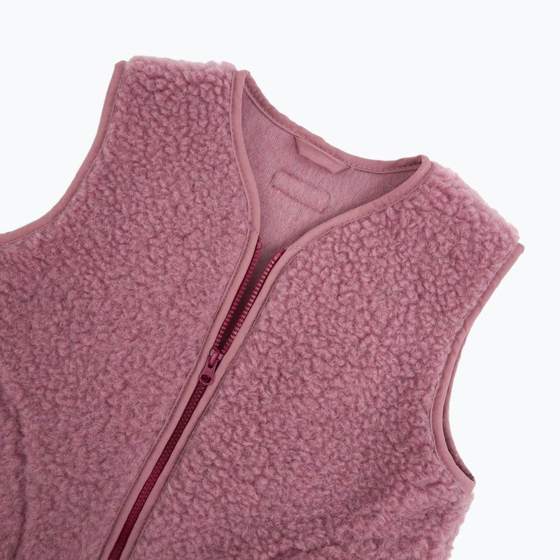 Bezrękawnik dziecięcy KID STORY Merino dusty pink 4