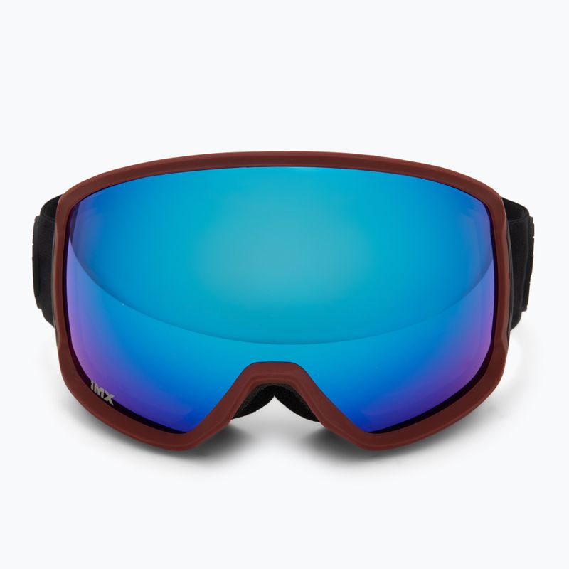 Gogle narciarskie IMX Peak purple matt/black/blue irridium/brown 2