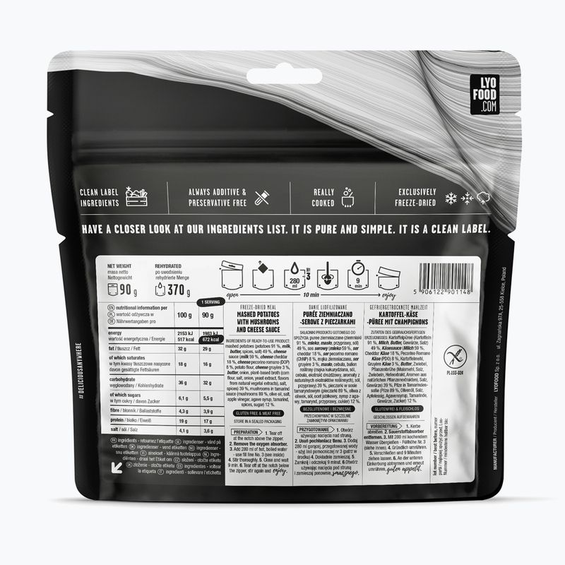 Żywność liofilizowana LYOFOOD Mash & Cheese 90 g 2