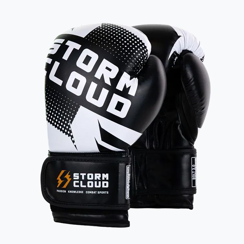 Rękawice bokserskie StormCloud Bolt 3.0 black/white 2