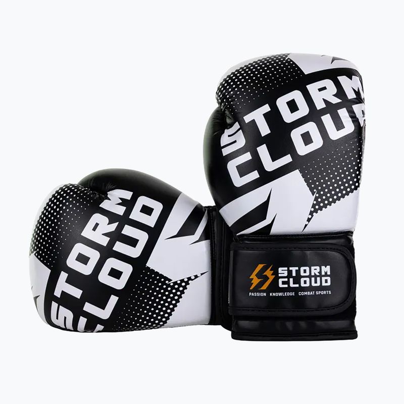 Rękawice bokserskie StormCloud Bolt 3.0 black/white 3