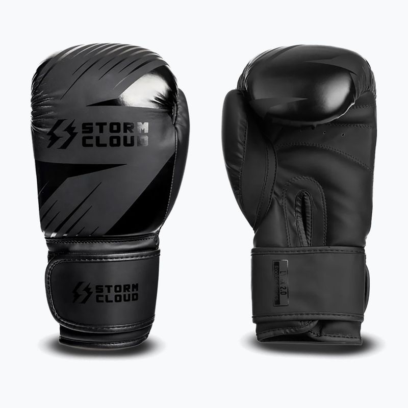 Rękawice bokserskie StormCloud Lynx 2.0 black/black