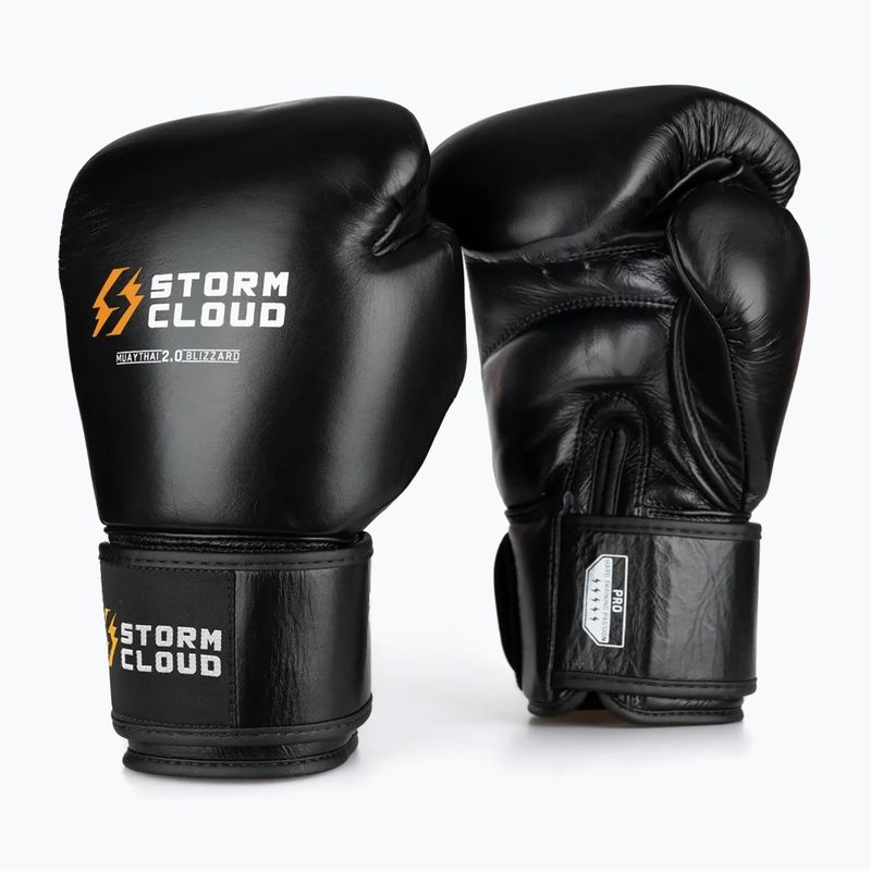 Rękawice bokserskie StormCloud Muay Thai Blizzard 2.0 black/white