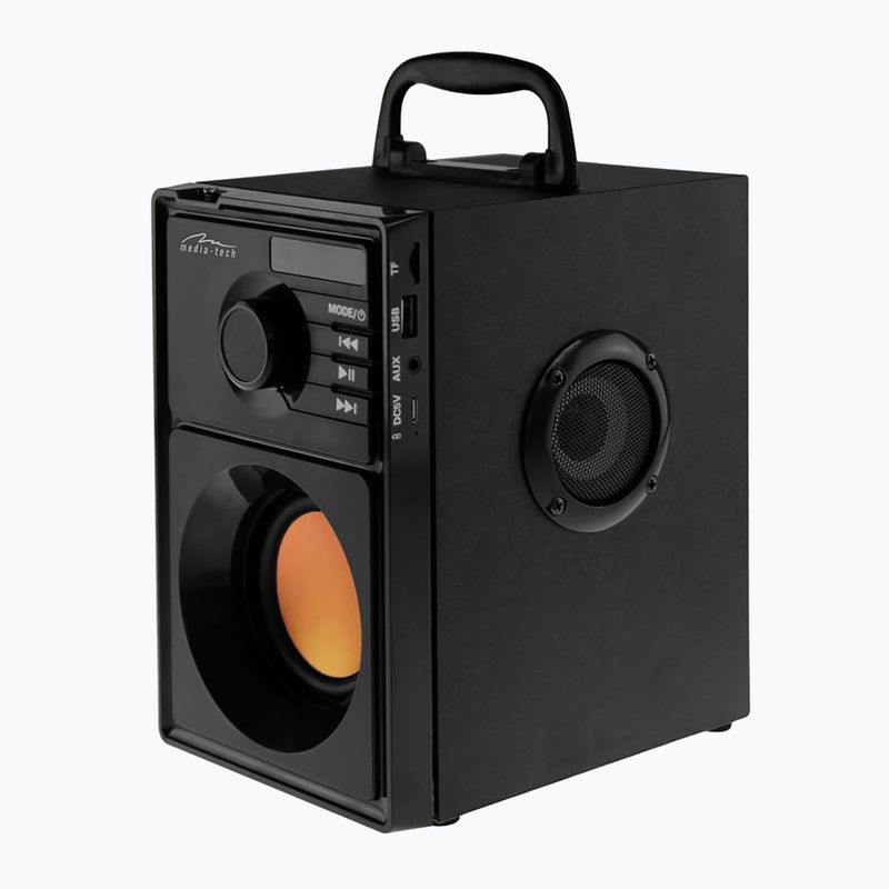 Głośnik mobilny Media-Tech Boombox BT czarny/pomarańczowy 2