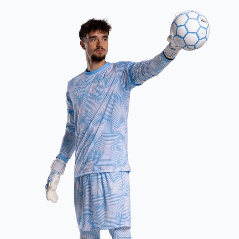 Rękawice bramkarskie Football Masters Varis X PRO white/blue 5