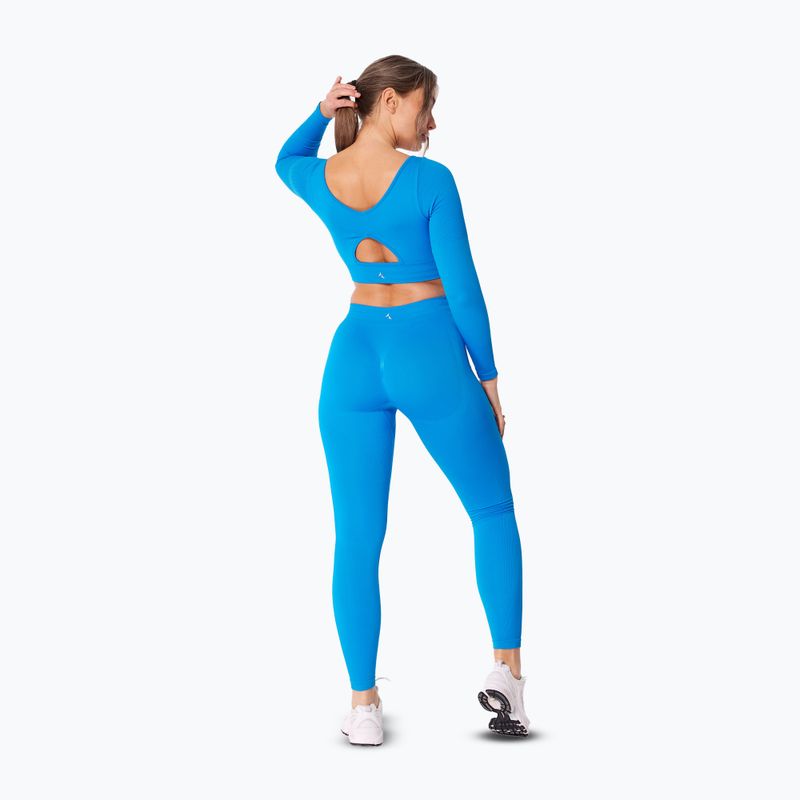 Longsleeve treningowy damski Carpatree Eris Seamless electric blue 4