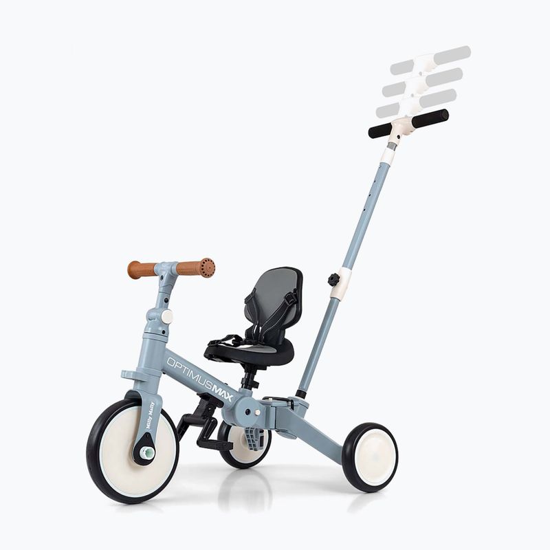 Rowerek biegowy Milly Mally 5w1 Optimus Max denim 11