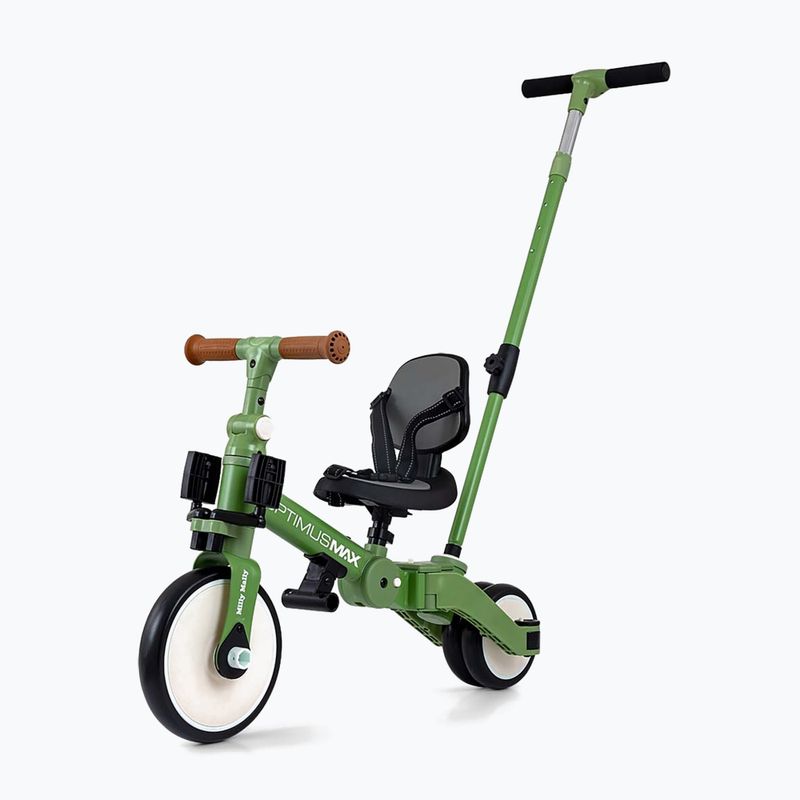 Rowerek biegowy Milly Mally 5w1 Optimus Max green 9