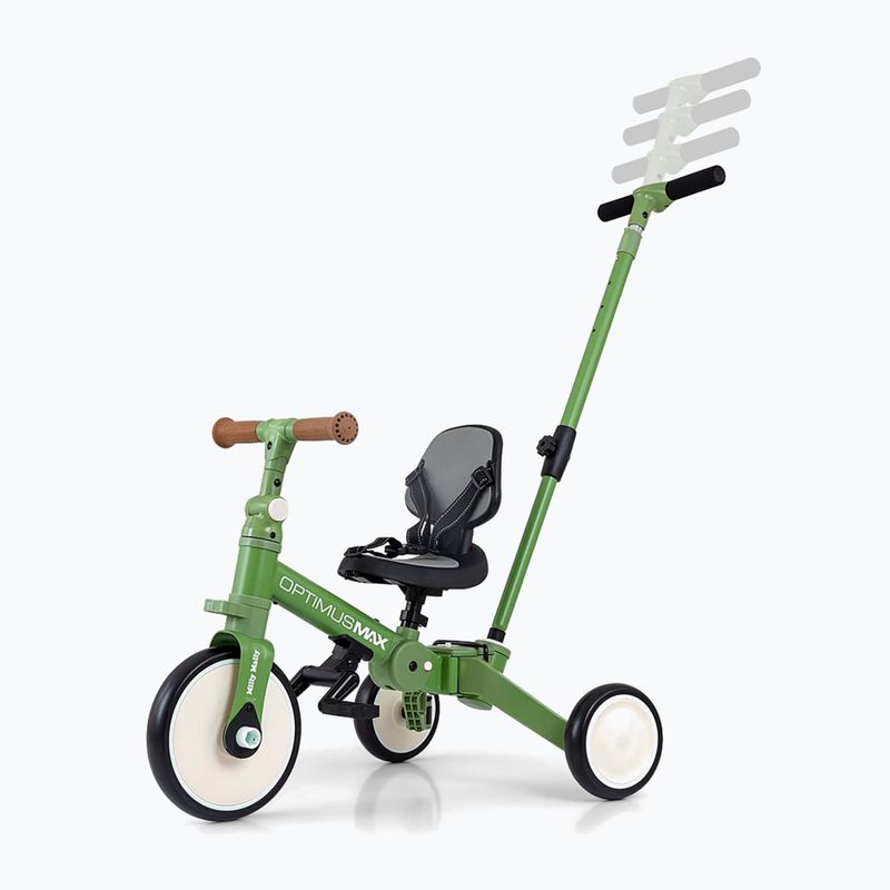 Rowerek biegowy Milly Mally 5w1 Optimus Max green 11