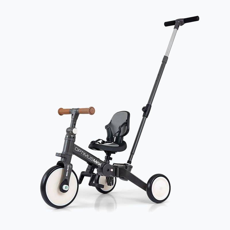Rowerek biegowy Milly Mally 5w1 Optimus Max dark grey 10