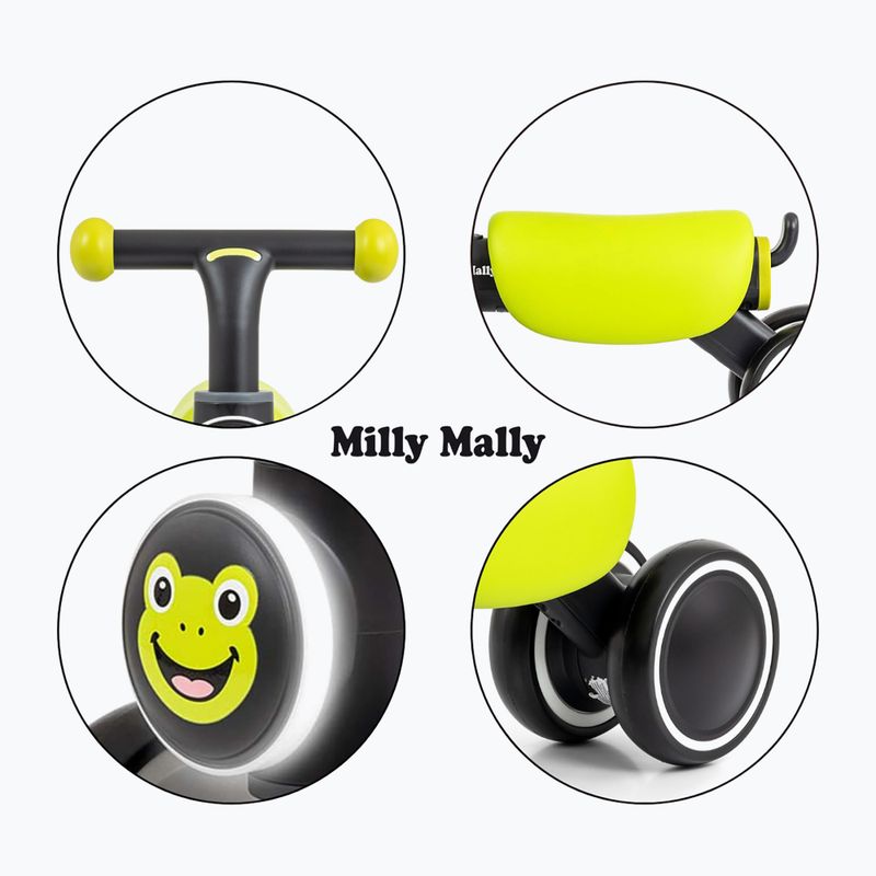 Rowerek biegowy Milly Mally York green 11