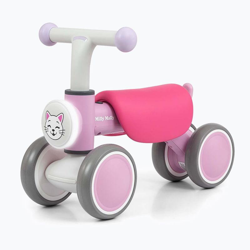 Rowerek biegowy Milly Mally York pink 4