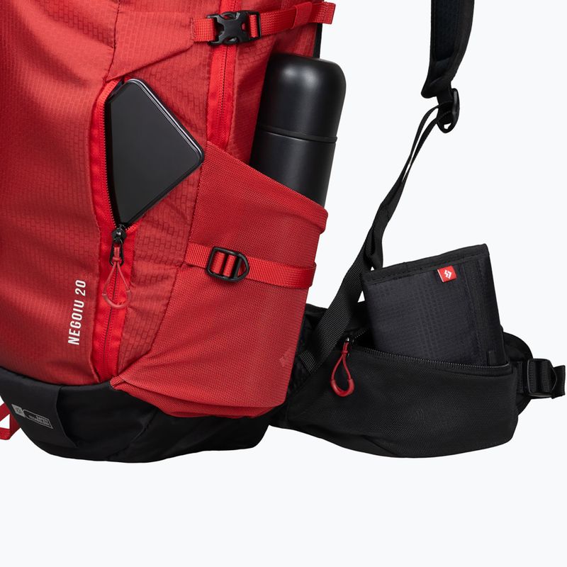 Plecak turystyczny Alpinus Negoiu 20 l ciemny czerwony 4