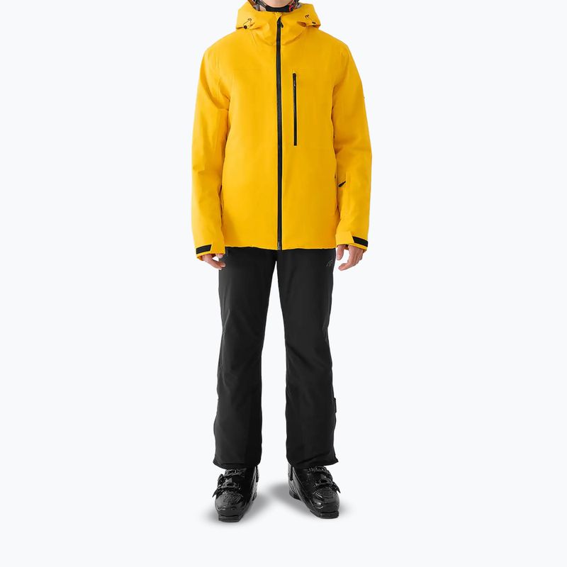 Kurtka narciarska męska 4F M0877 yellow 4