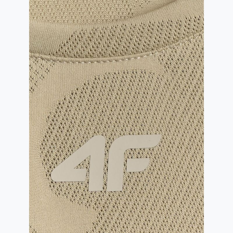 Koszulka treningowa męska 4F Athletic FNK M1777 beige 2