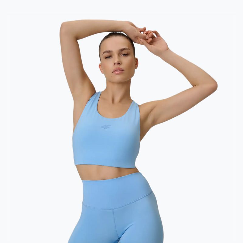 Biustonosz treningowy 4F Multiactive F219 blue