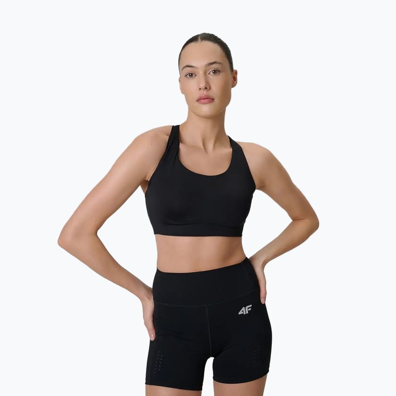 Biustonosz treningowy 4F Multiactive F222 deep black
