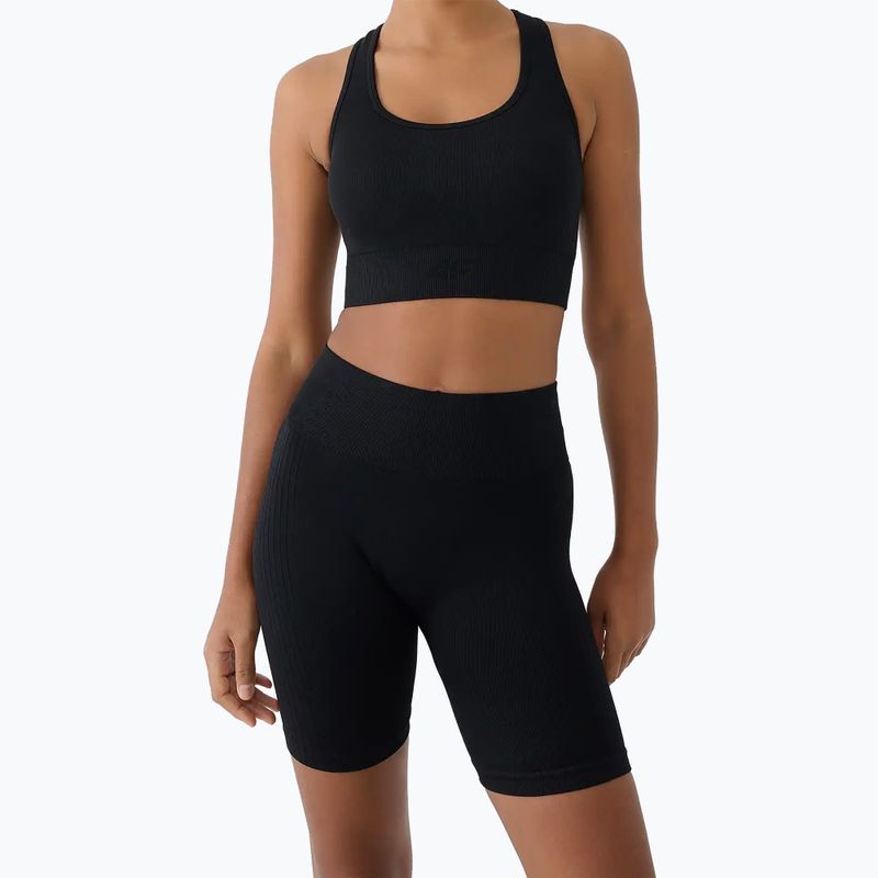 Biustonosz treningowy 4F Multiactive F242 deep black