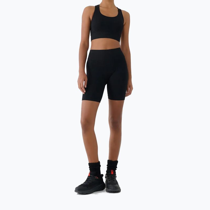 Biustonosz treningowy 4F Multiactive F242 deep black 2