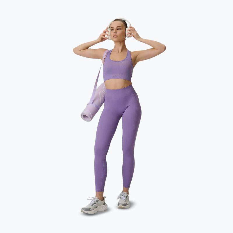 Biustonosz treningowy 4F Multiactive F242 violet 6