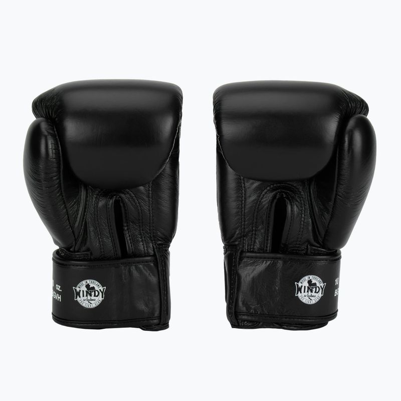 Rękawice bokserskie WINDY Classic Genuine Leather black 3