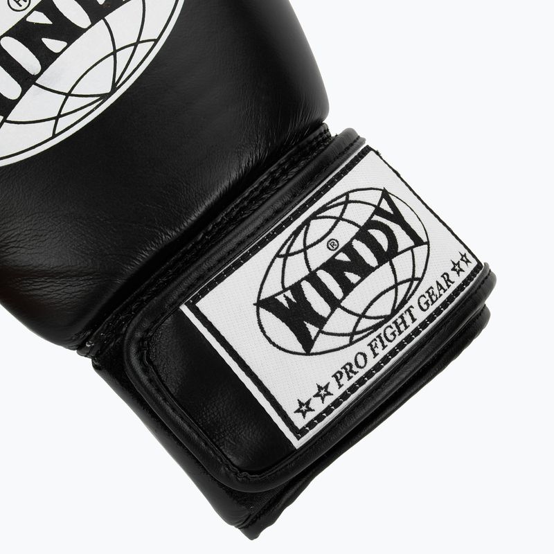 Rękawice bokserskie WINDY Classic Genuine Leather black 6