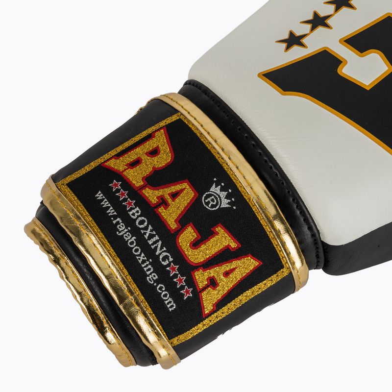 Rękawice bokserskie RAJA BOXING Origin Standard Genuine Leather white 6