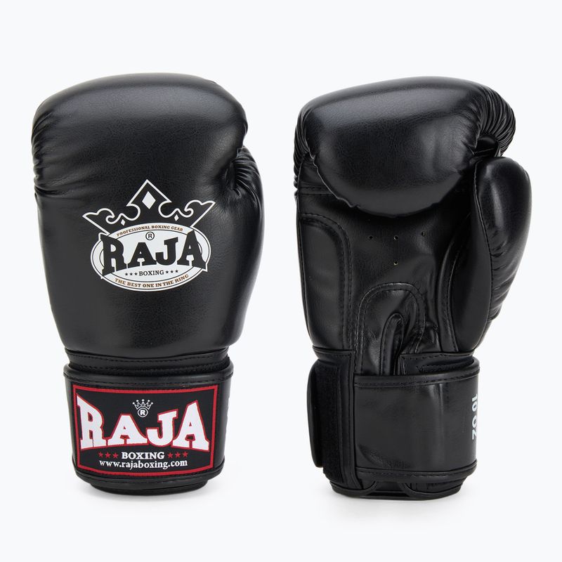 Rękawice bokserskie RAJA BOXING Single Semi Leather black