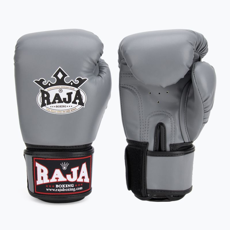 Rękawice bokserskie RAJA BOXING Single Semi Leather grey