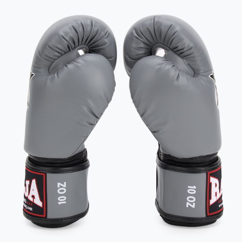 Rękawice bokserskie RAJA BOXING Single Semi Leather grey 4