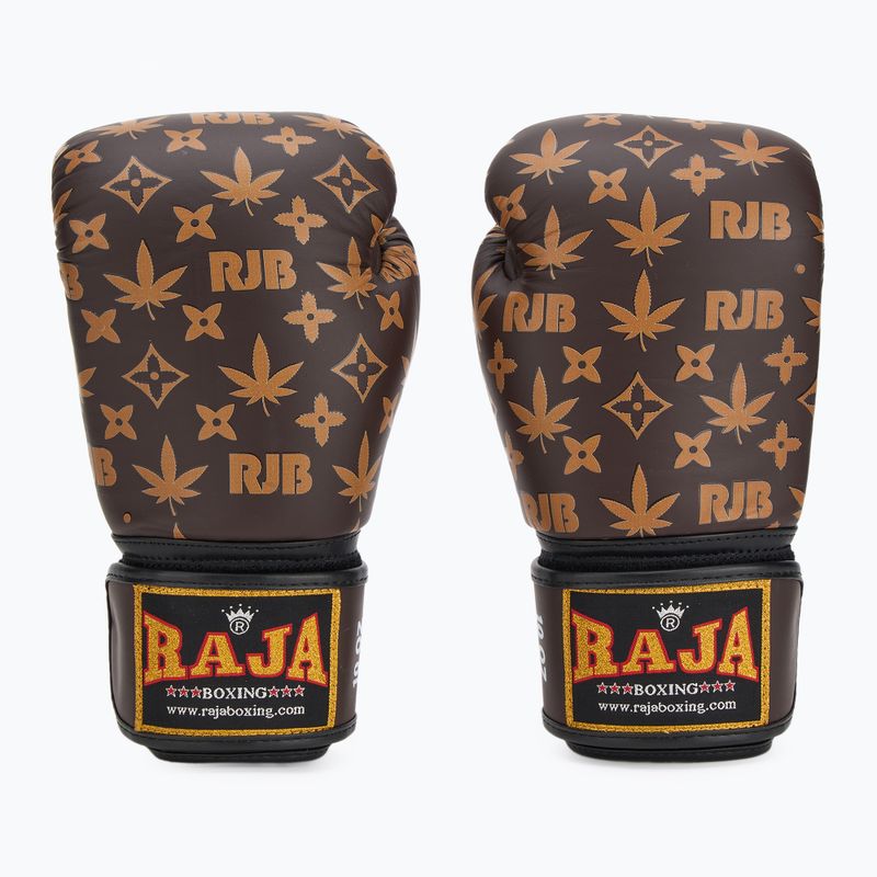 Rękawice bokserskie RAJA BOXING Brown Weed 3