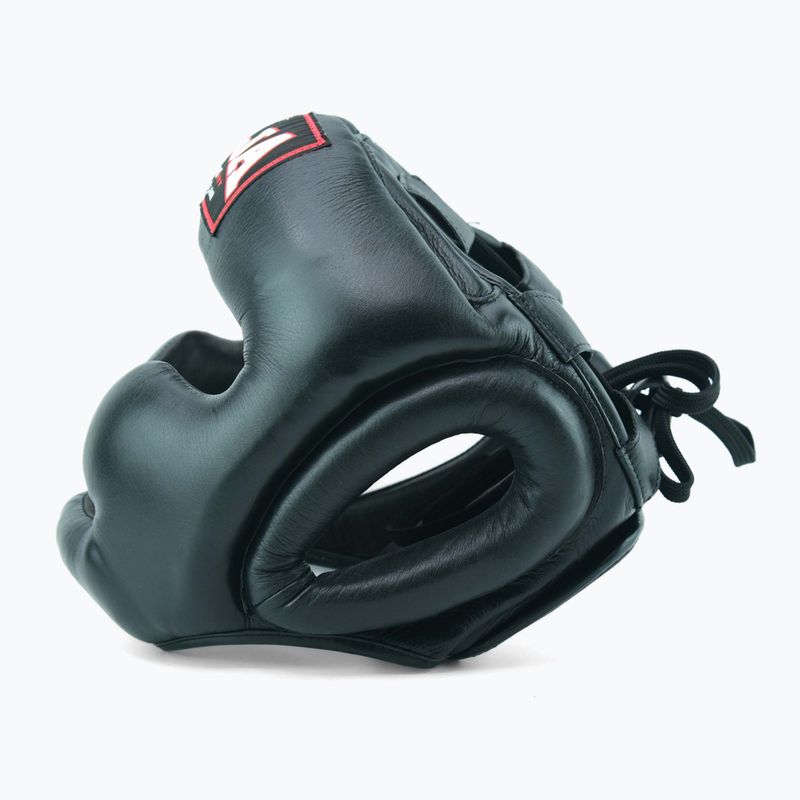Kask bokserski RAJA BOXING Genuine Leather black 3