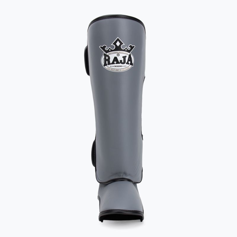 Ochraniacze piszczeli i stóp RAJA BOXING Lightweight Shin Guards Genuine Leather grey 4