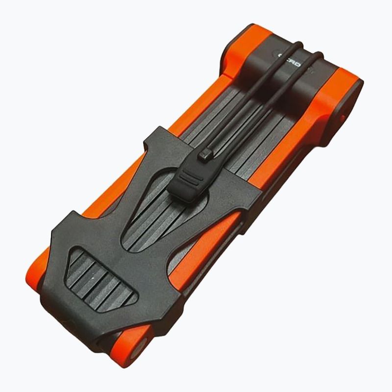 Zapięcie rowerowe GERDA Fold 1200W Neo składane czarny/pomarańczowy 4