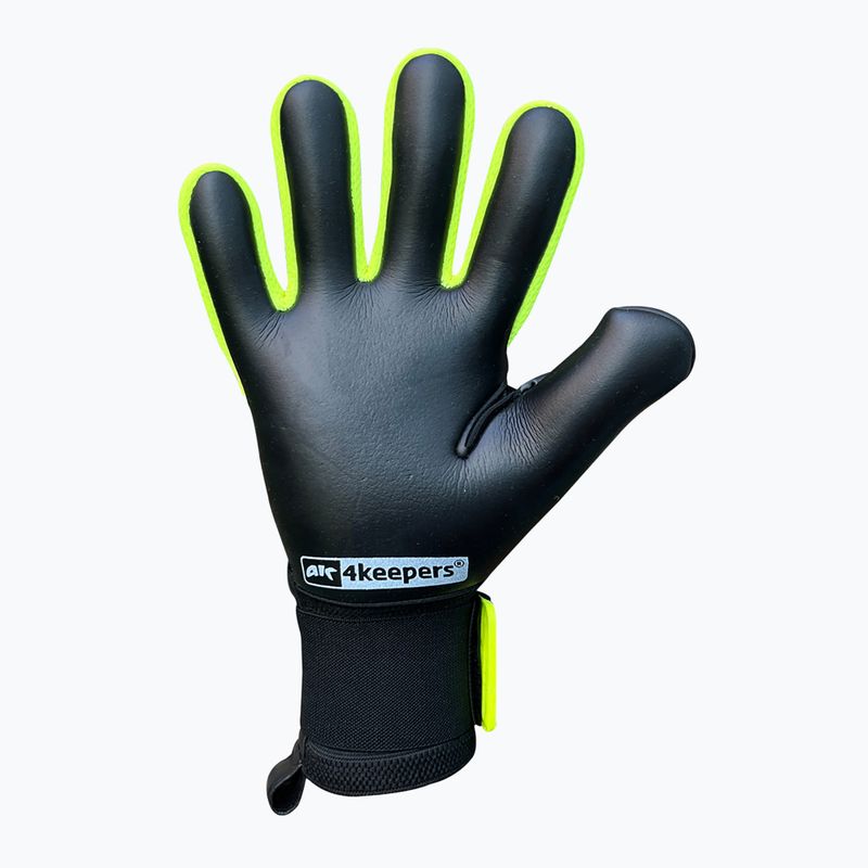 Rękawice bramkarskie dziecięce 4keepers Elite Venom NC Jr seledyn 3