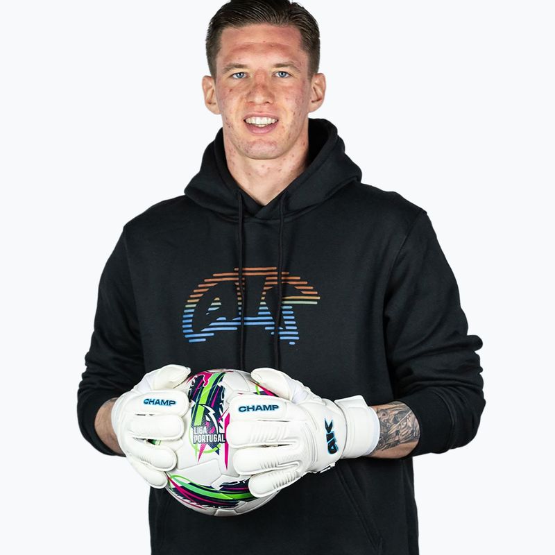 Rękawice bramkarskie 4keepers Champ Aq Contact VII RF2G white 7