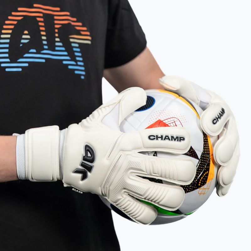 Rękawice bramkarskie 4keepers Champ Black VII RF2G white 10