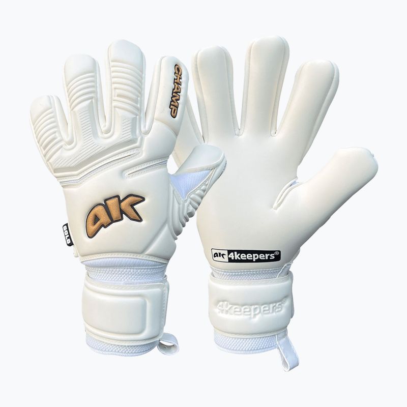 Rękawice bramkarskie 4keepers Champ Gold VII NC white