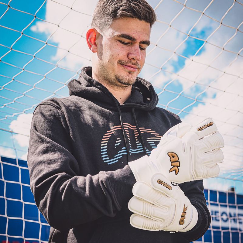 Rękawice bramkarskie 4keepers Champ Gold VII RF2G white 12