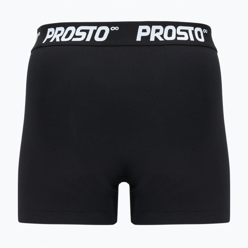 Bokserki męskie PROSTO KL252MACC 3 pary black 2