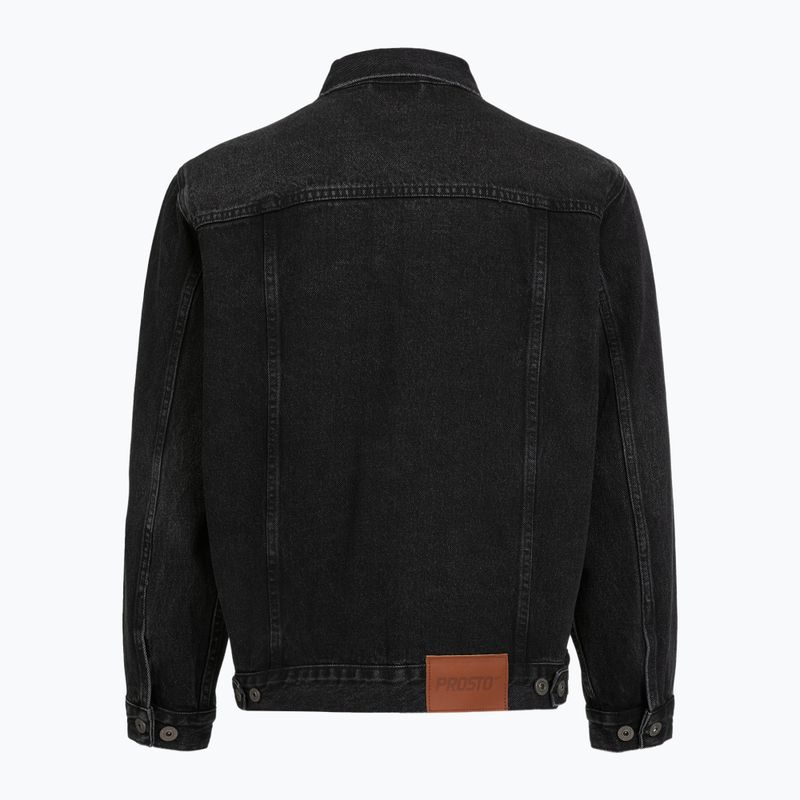 Kurtka męska PROSTO Civil washed black 2