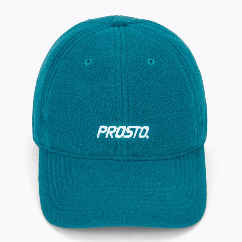 Czapka z daszkiem PROSTO Fleece turquise 2