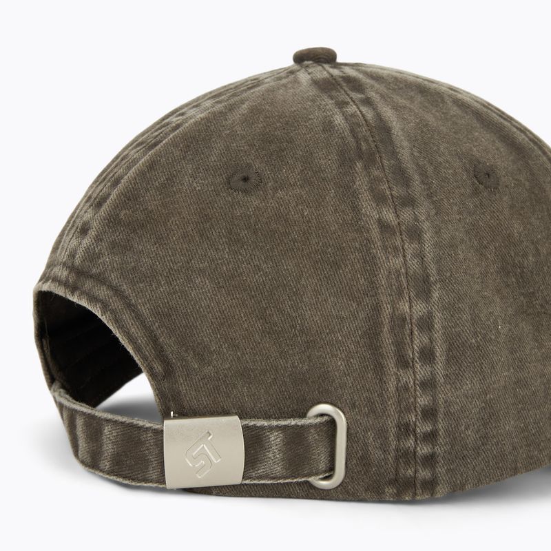 Czapka z daszkiem PROSTO Infinity washed brown 4