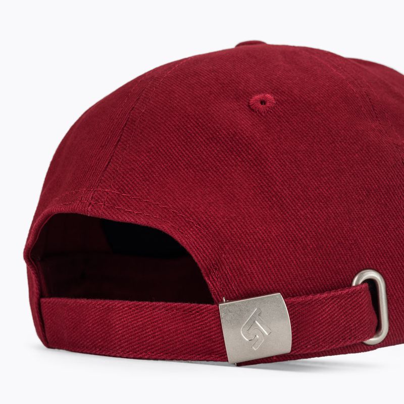 Czapka z daszkiem PROSTO Infinity maroon 4