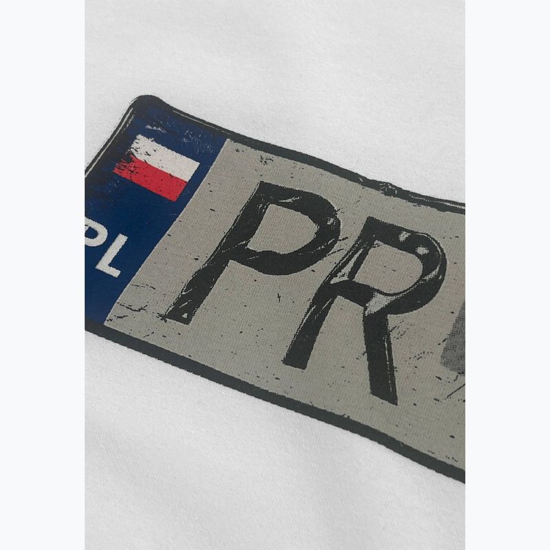 Koszulka męska PROSTO Plates white 3