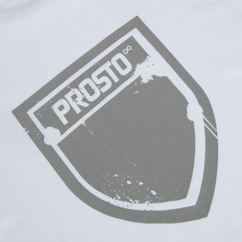 Koszulka męska PROSTO Splash Shield white 4
