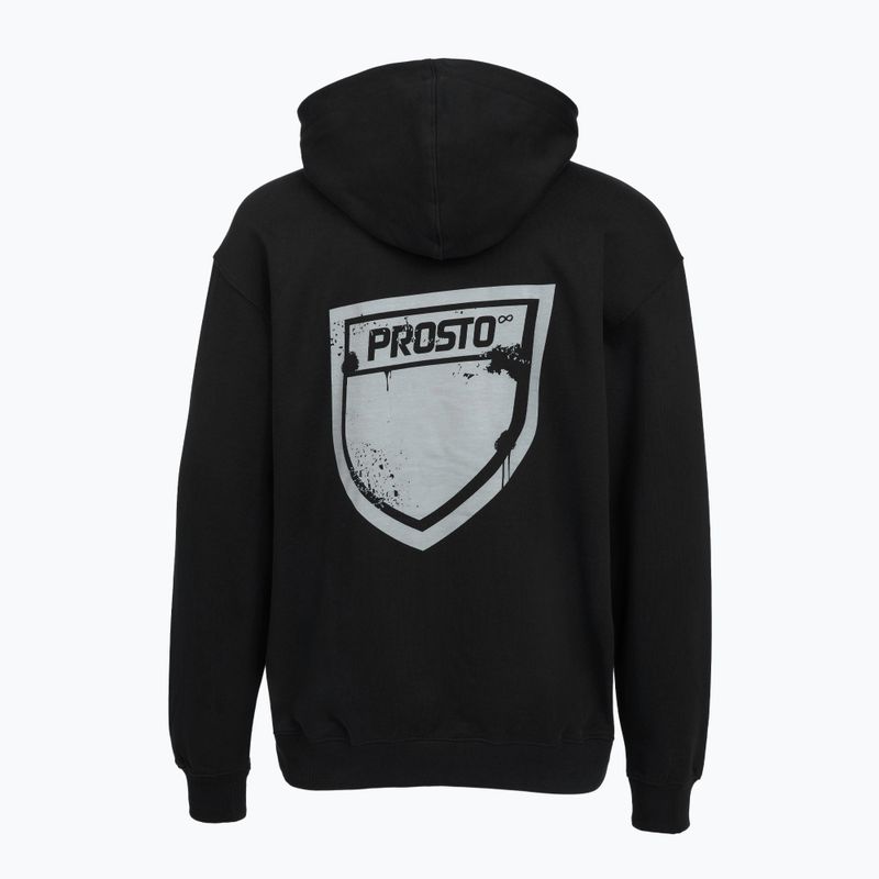 Bluza męska PROSTO Hoodie Splash Shield black 2