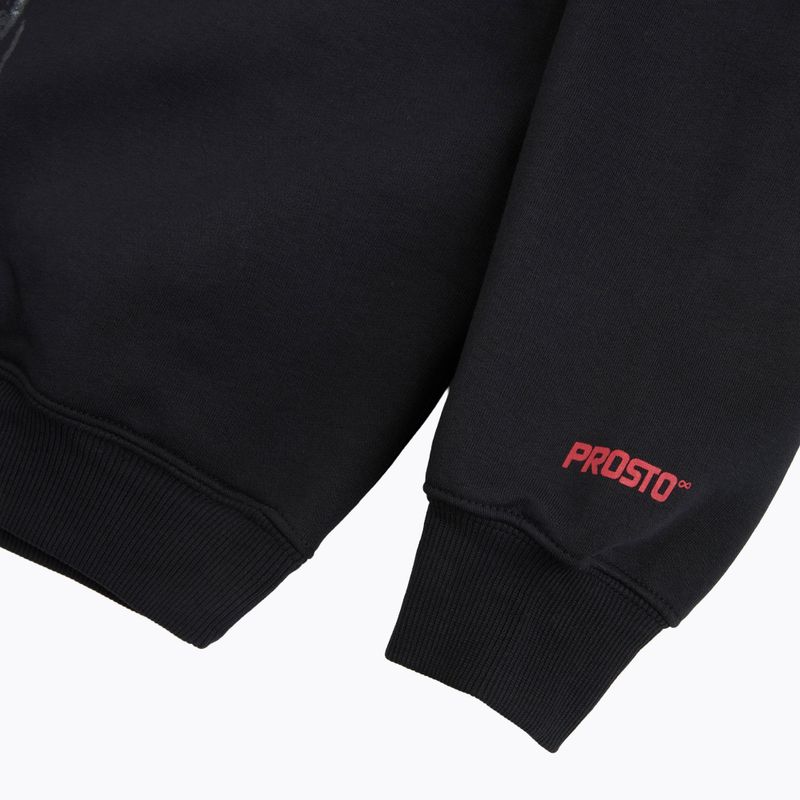Bluza męska PROSTO Hoodie Bark black 4
